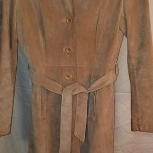 Bebe 100% Genuine Leather Coat - S